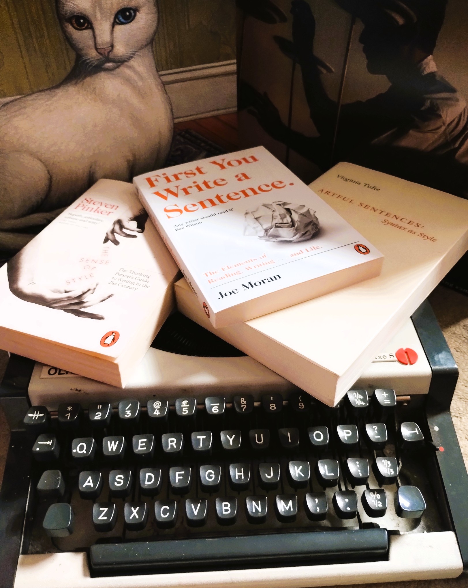 Writing sentences with Mitski and James Blake.